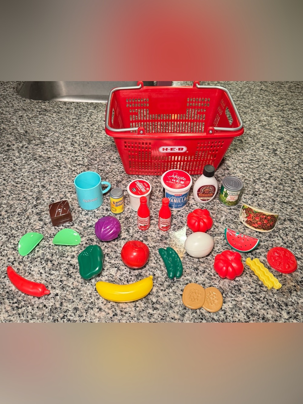 HEB 25 piece Pretend Play Food